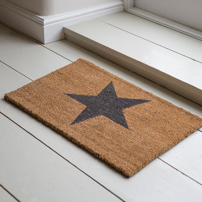 Star Doormat, Small, Natural-0