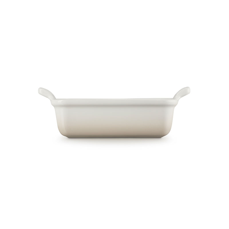 Stoneware Deep rectangular dish, 19cm - 1.08 litre, Meringue-2