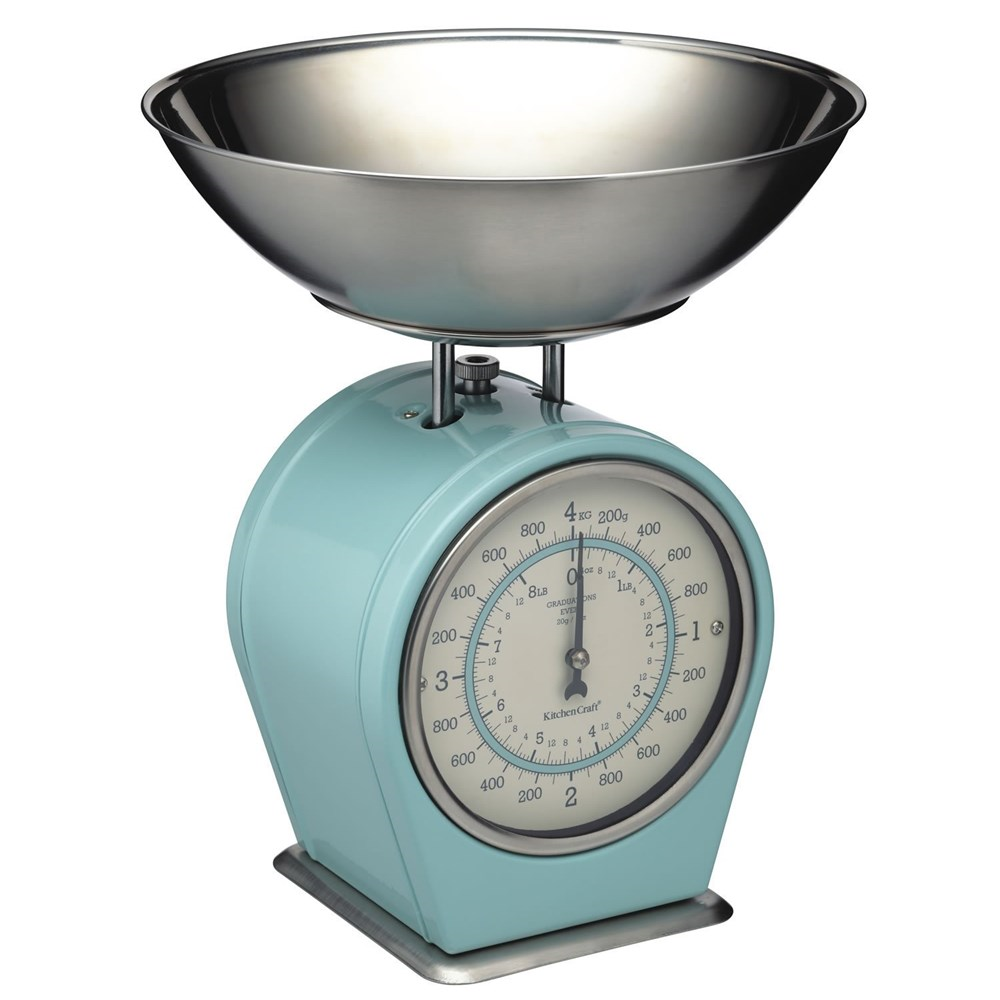 Living Nostalgia Mechanical scales, 4Kg, Blue-0