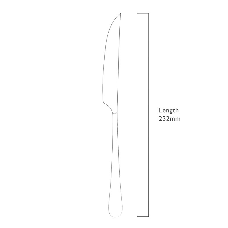 Skye Set of 4 Steak Knifes, L23cm, Stainless Steel-6