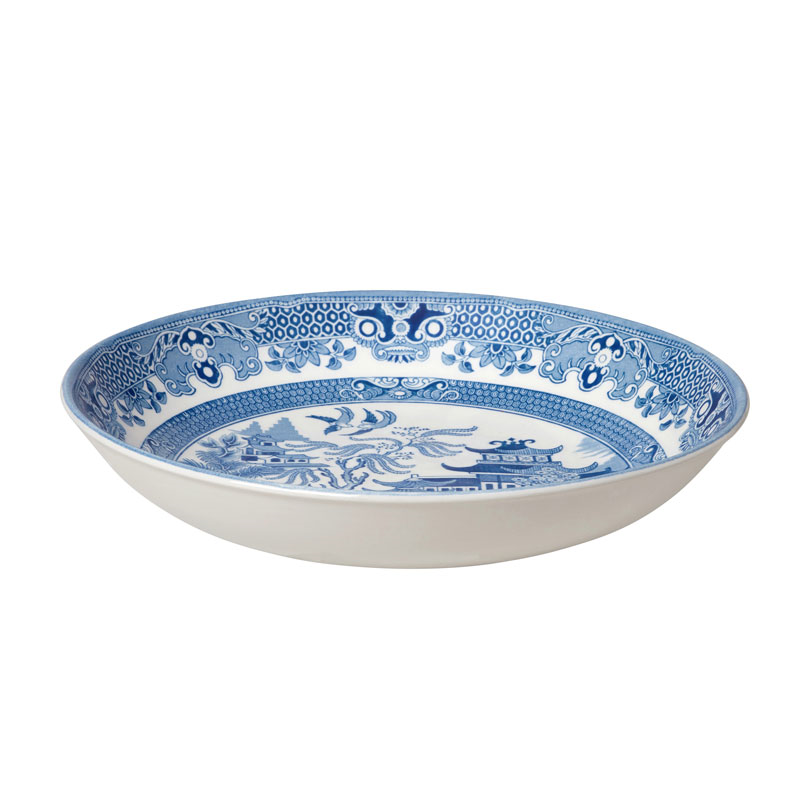 Blue Willow Pasta Bowl, D23cm-0