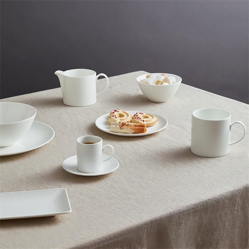 Gio 7 Piece Tea Set, White-4