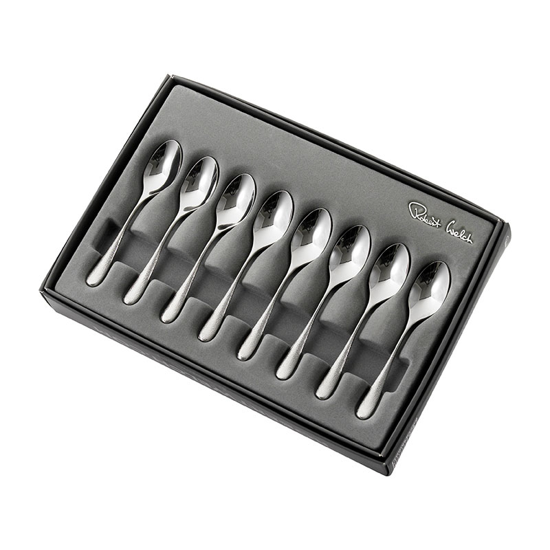 Sandstone Set of 8 Coffee Spoons, L10.5cm, Stainless Steel-1