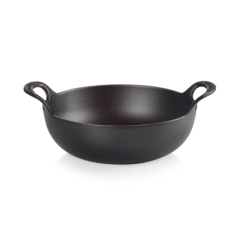 Signature Cast Iron Balti dish, 24cm, Satin Black-2