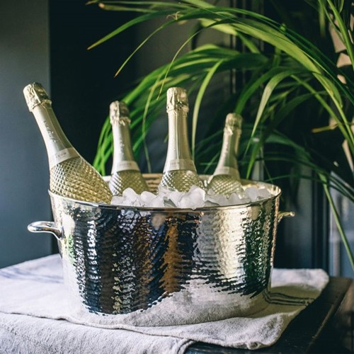 Palace Champagne bath - large, 22.5 x 45 x 29cm, Silver Plate, Stainless Steel And Brass-0