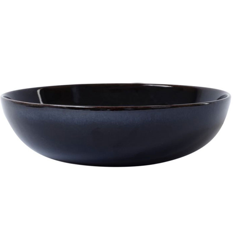 Tourron Serving Bowl, D33cm, Indigo-0