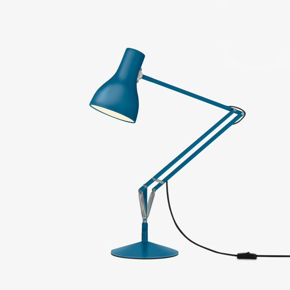 Type 75 - Margaret Howell Desk lamp, Saxon Blue-0