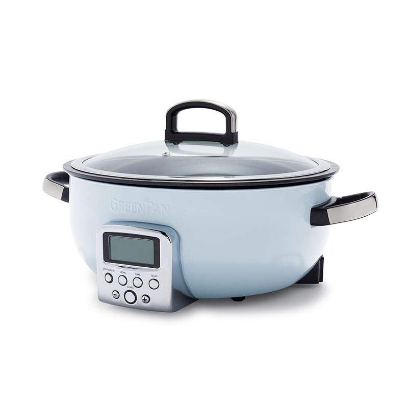 Non-Stick Multicooker, 5.6L, Blue Haze-1