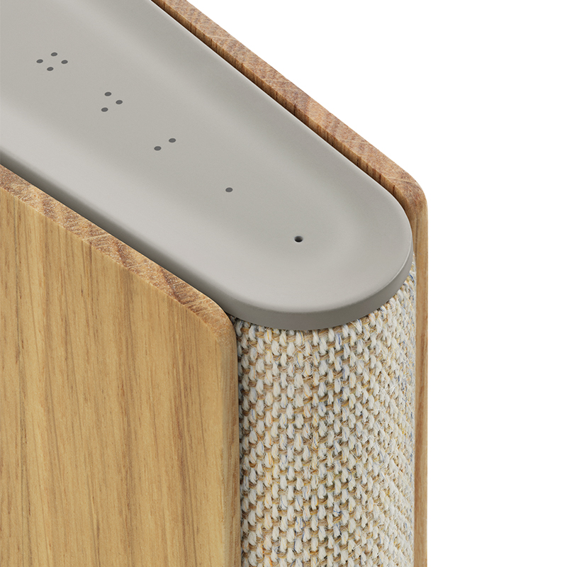 Beosound Emerge Speaker, Gold Tone & Light Oak-6