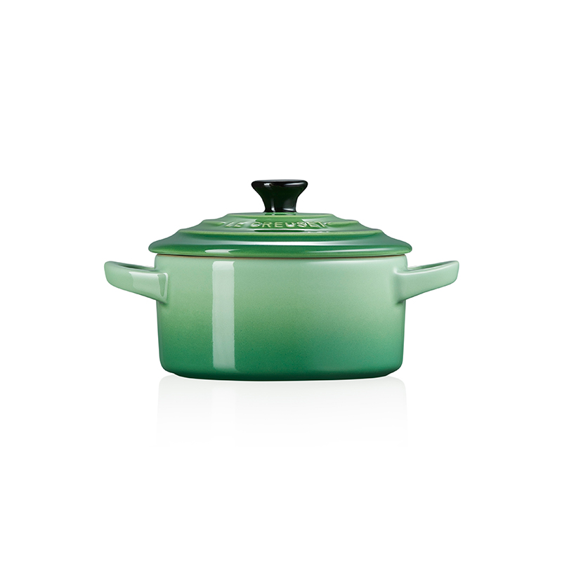 Stoneware Petite Round Casserole, 10cm, Bamboo Green-4