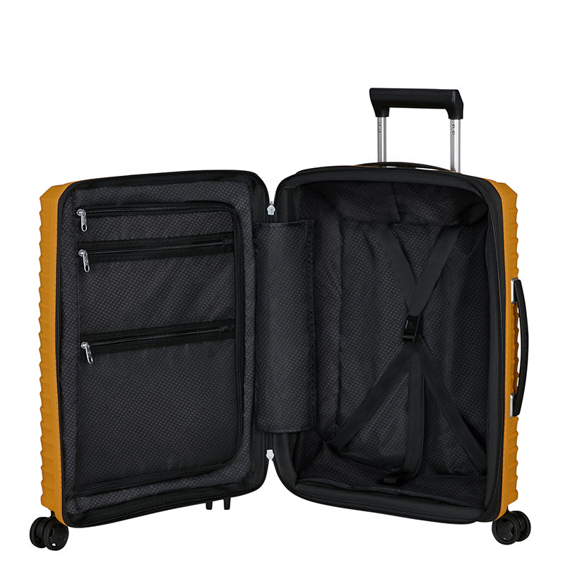 Upscape Cabin Suitcase, H55 x L40 x W20/23cm, Yellow-2