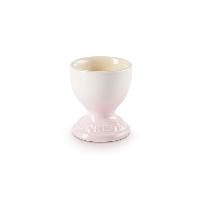 Stoneware Egg Cup, Shell Pink-0