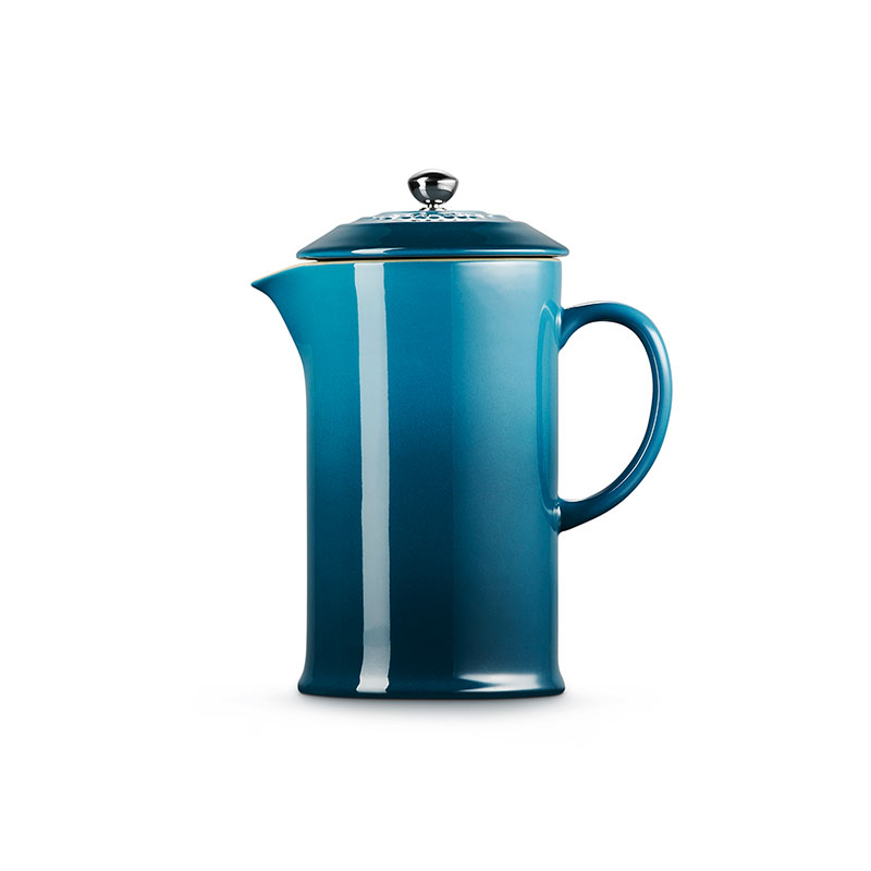 Stoneware Cafetiere, 1L, Deep Teal-2