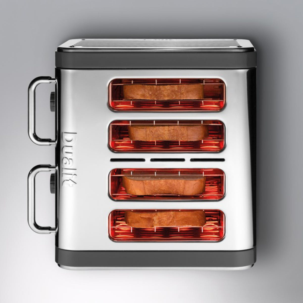 Architect 4 slot toaster, Grey-1