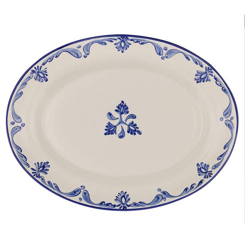 Eleanor Platter, 46x 35cm, Blue-2