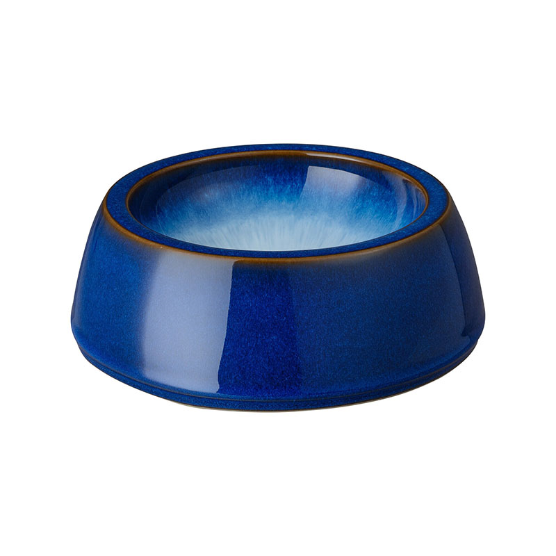 Blue Haze Pet Bowl, D17 x H6cm, Blue-0