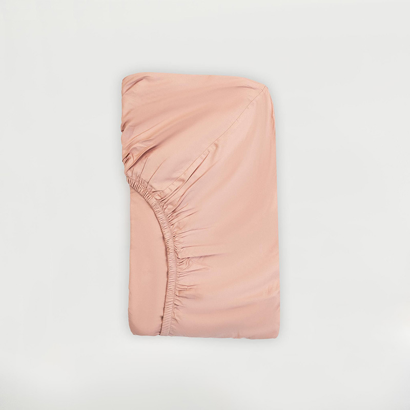 The Perfect 300 Thread Count Fitted Sheet, Double, Clay Pink-0