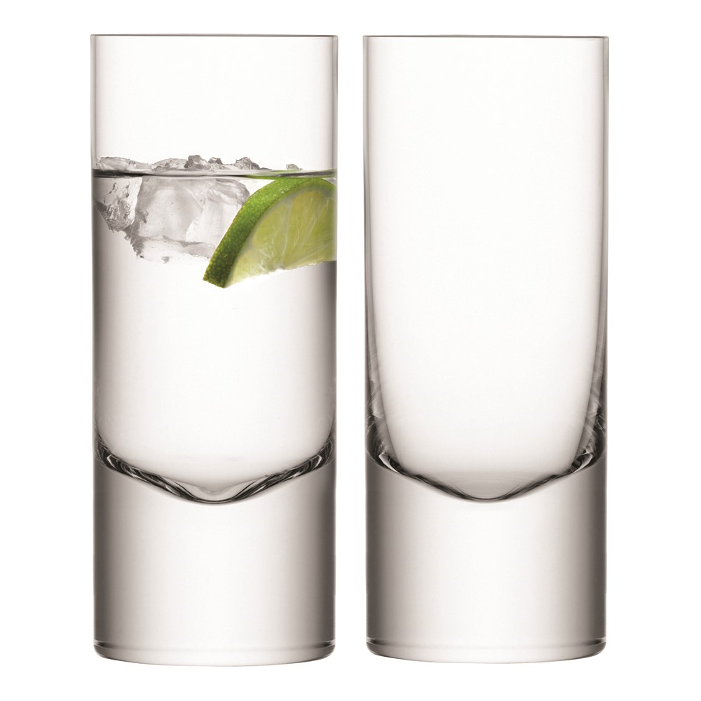 Boris Set of 2 Highball Glasses, 360ml, Clear-0