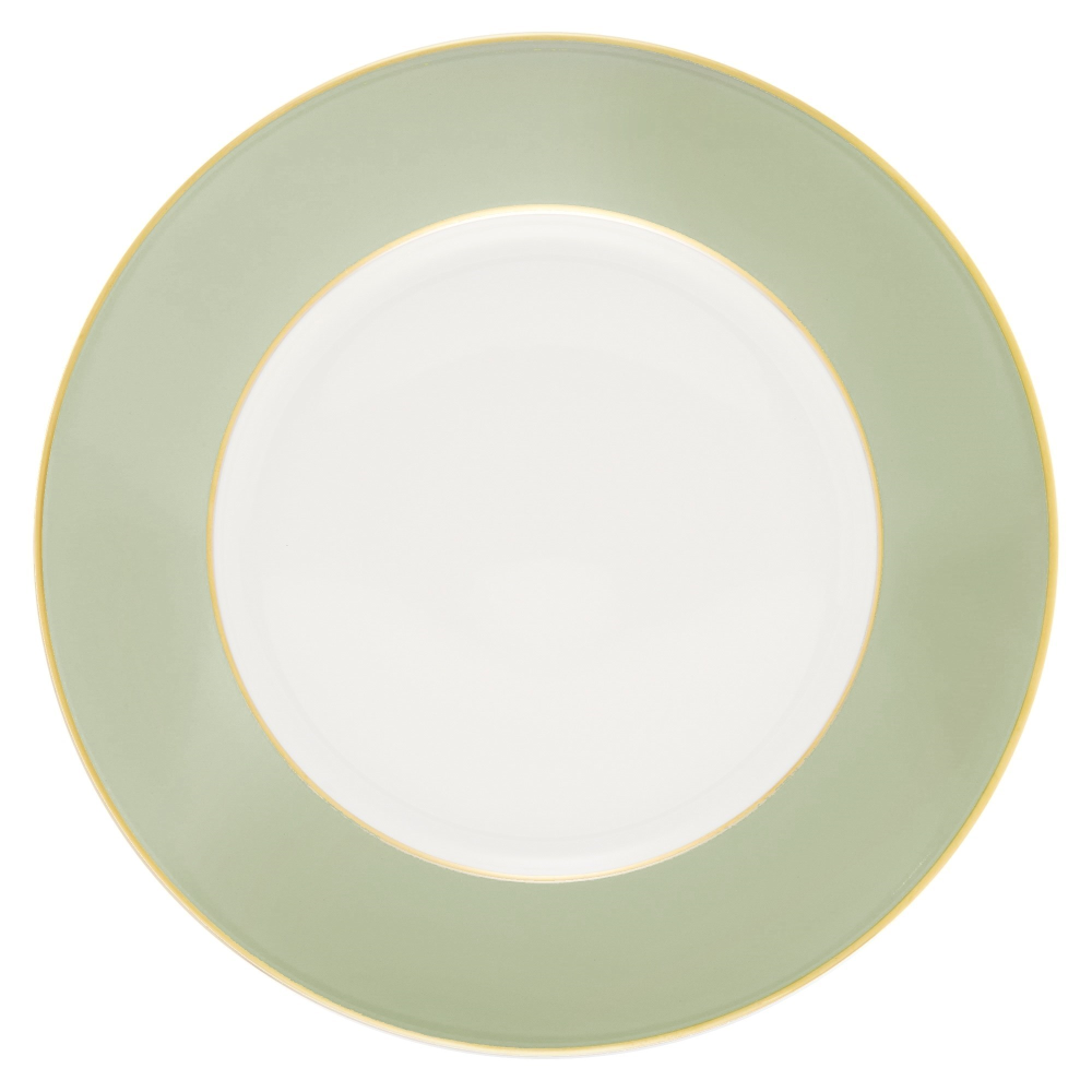 Sous Le Soleil Dinner Plate, D27.5cm, Matt Gold Classic Celadon-0