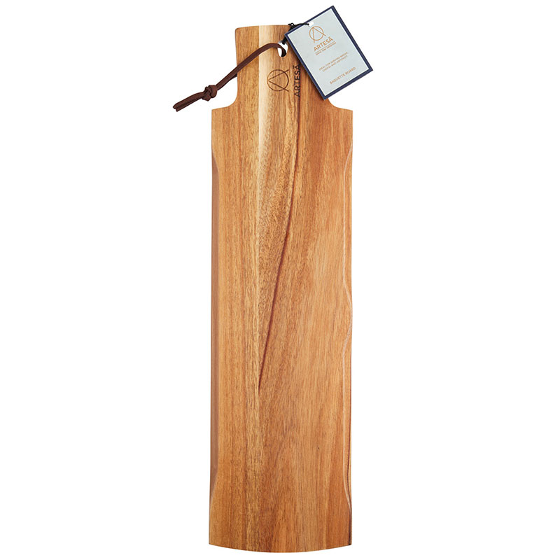 Serving plank/baguette board, 48 x 13cm, acacia wood-3