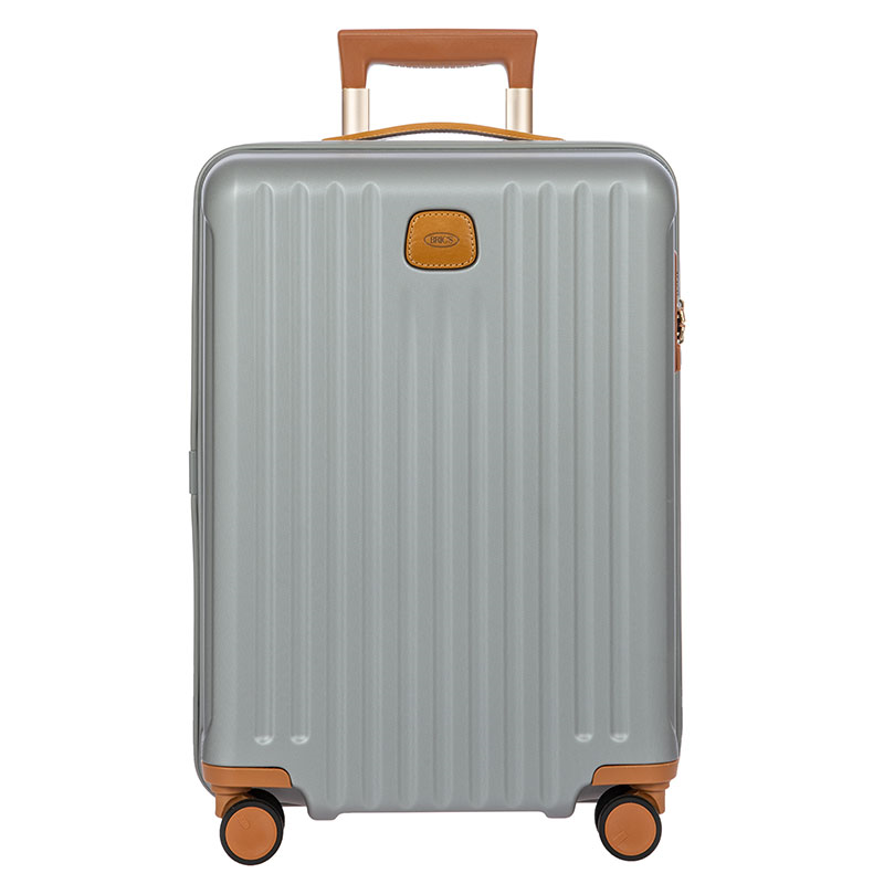 Capri Carry-on Suitcase, H55 x L38 x W23cm, Silver-0