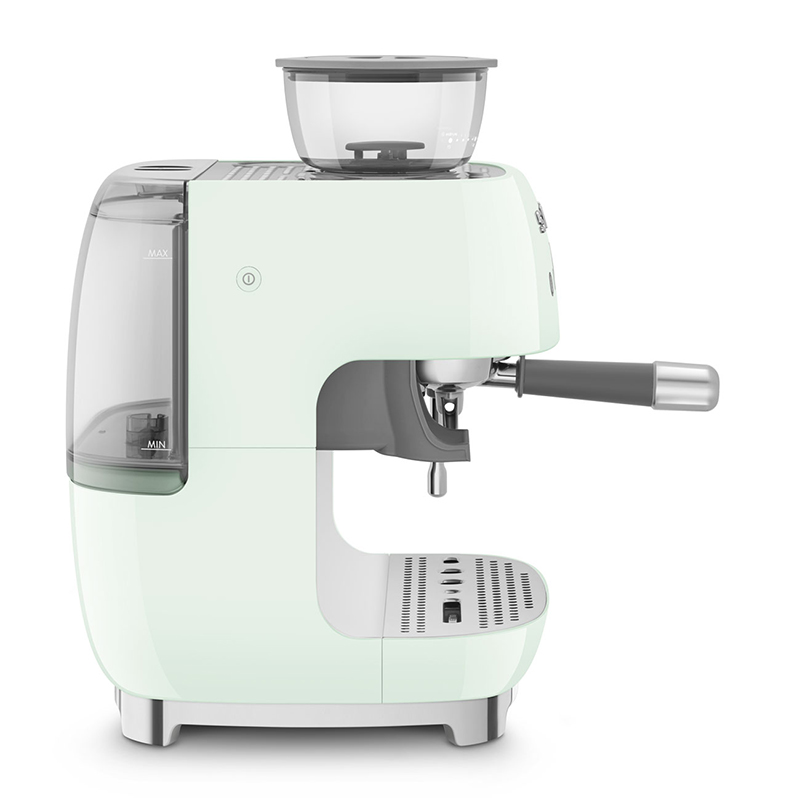 Espresso Coffee Machine with Grinder, Pastel Green-2