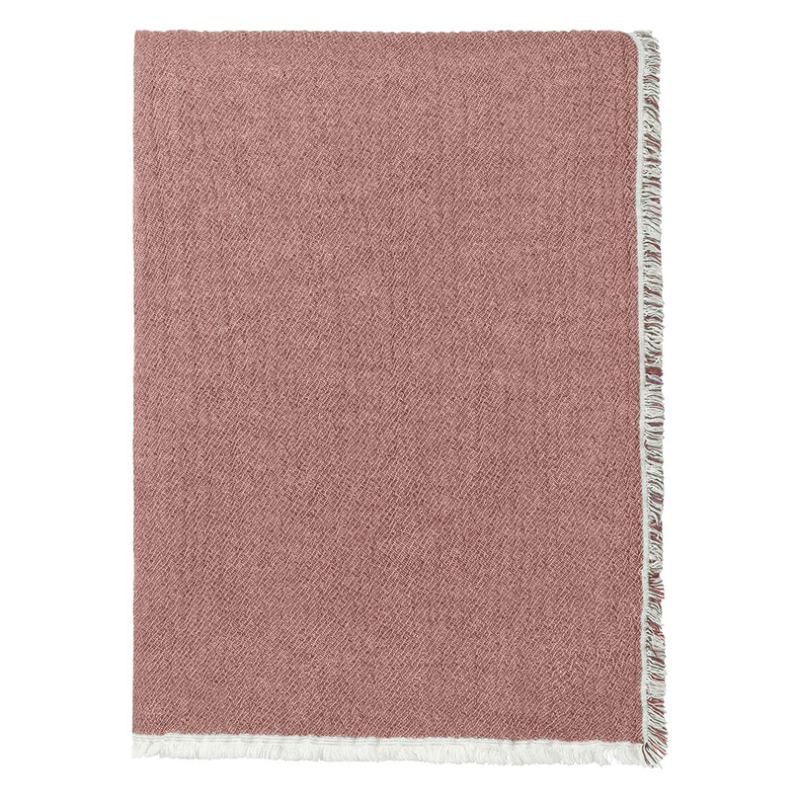 Thyme Throw, H180cm x W130cm, Rusty Red-2