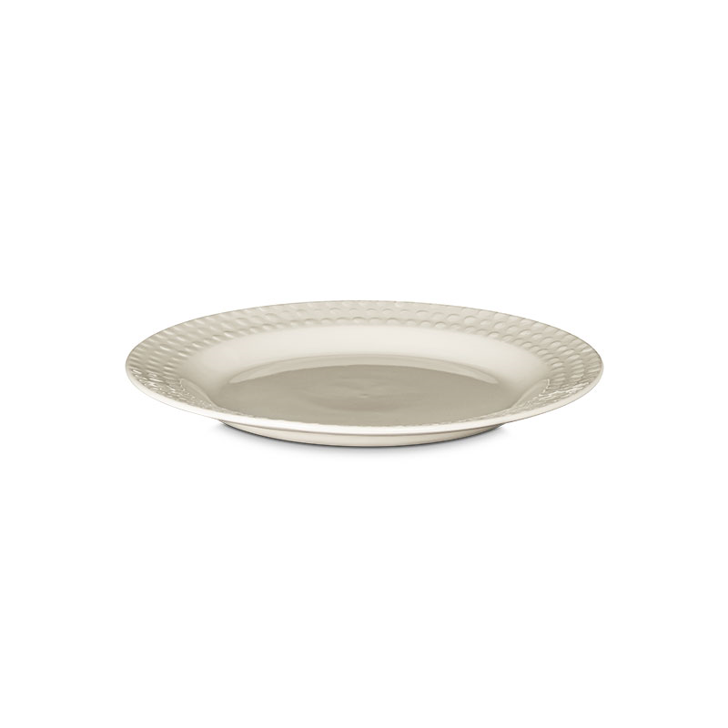 Ela Dinner Plate, D27.5cm, Cream-2