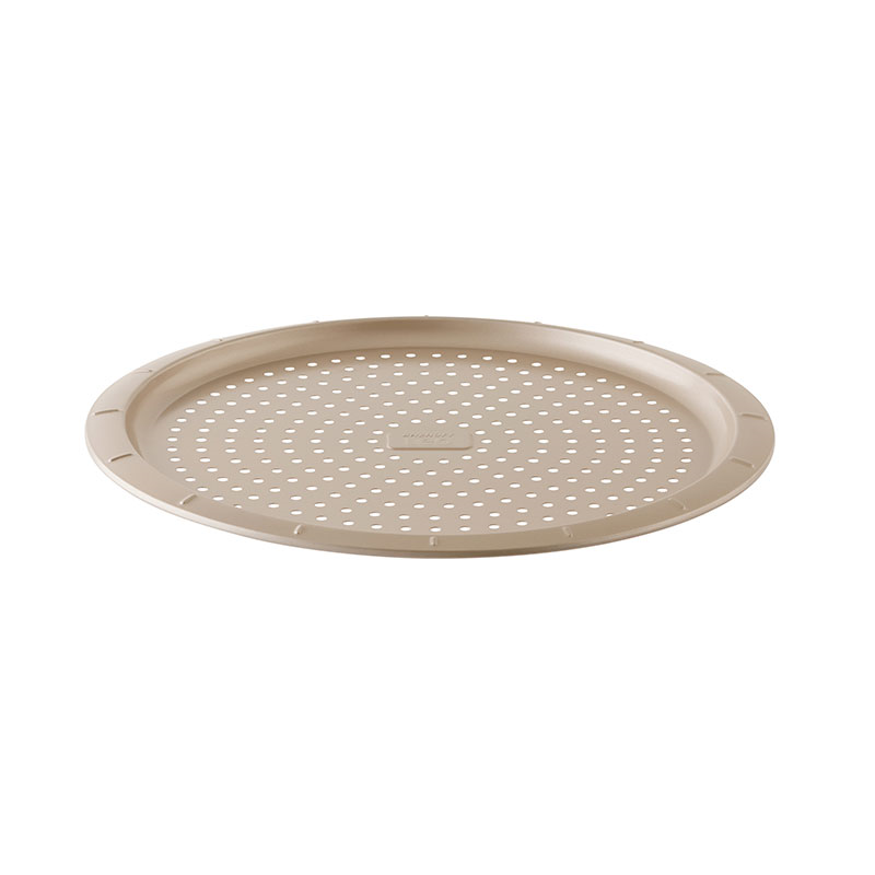 Leo Balance Perforated Pizza Pan, Carbon Steel-0