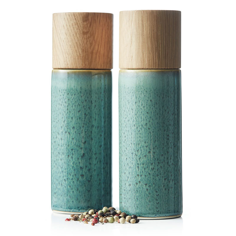 Gastro Salt and Pepper Mill, H17cm, Green-0