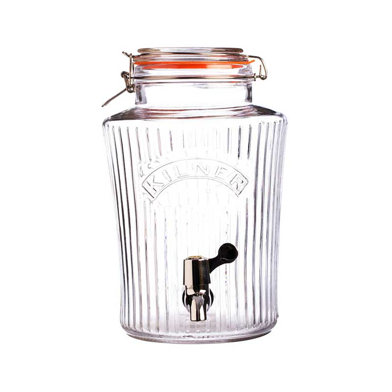 Clip Top Vintage Drinks Dispenser, 5lt-0