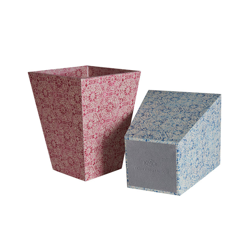 Nankeeng Waste Paper Basket, Blue-4