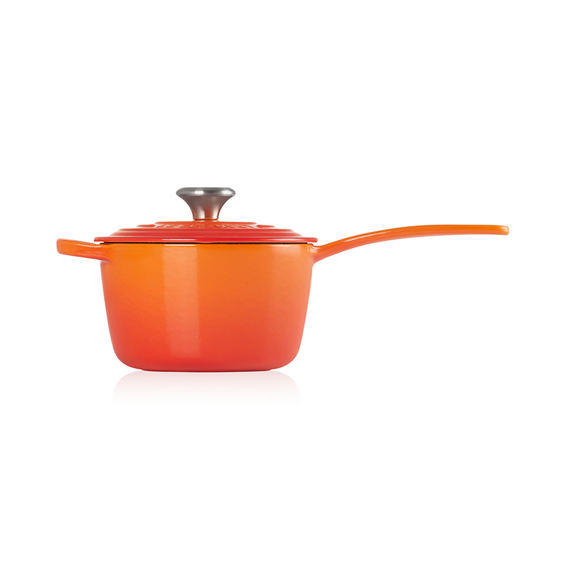 Signature Cast Iron Saucepan, 16cm, Volcanic-4