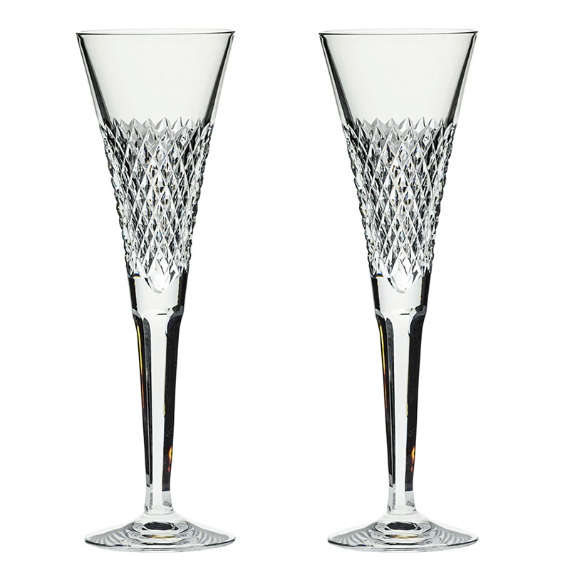 Tiara Champagne Flutes, 170ml, Clear-0