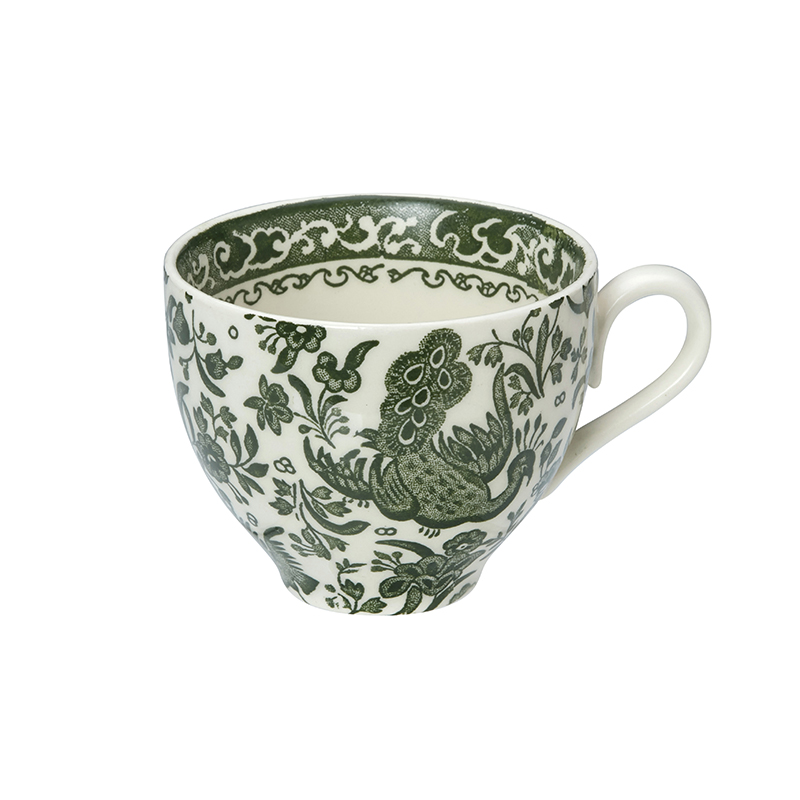 Regal Peacock Teacup, 187ml, Green-0