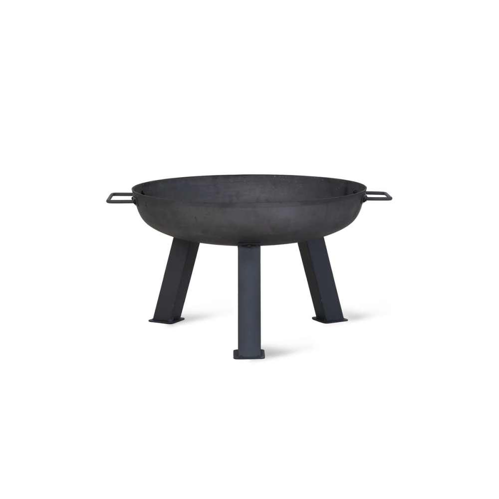 Foscot Small fire pit, H34.5 x W55 x D55cm, Black-1