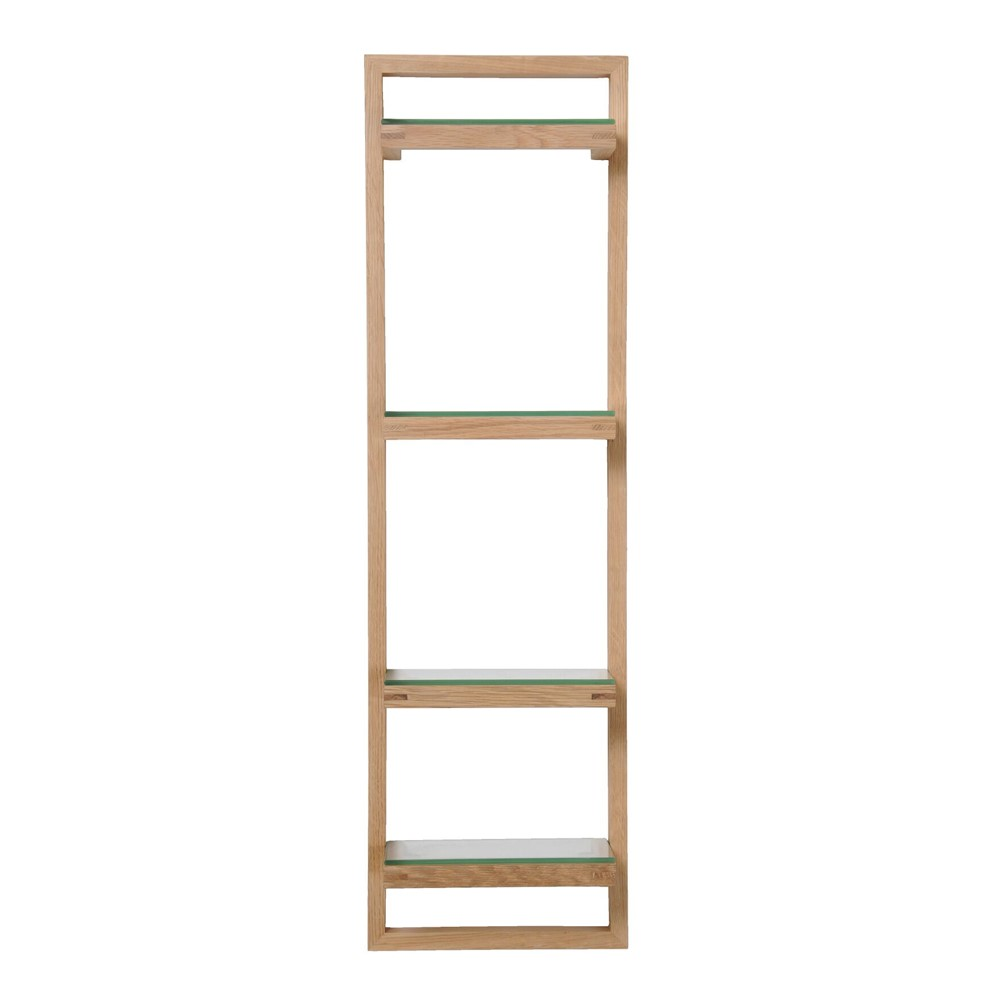 Zone Wall shelf, H80 x W24 x D12cm, Natural-0