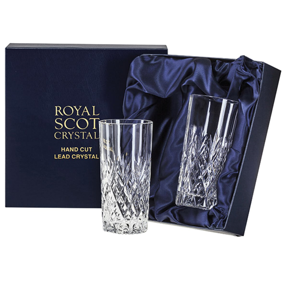 Edinburgh Pair of tall tumblers, 35cl-0