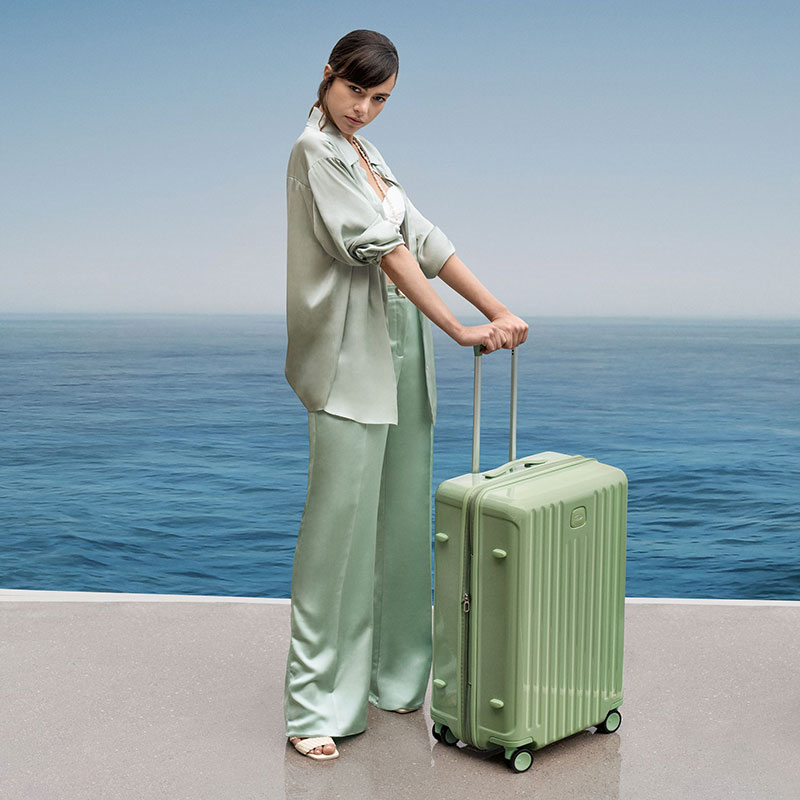 Positano Suitcase, H78 x W31 x L53cm, Sage Green-2