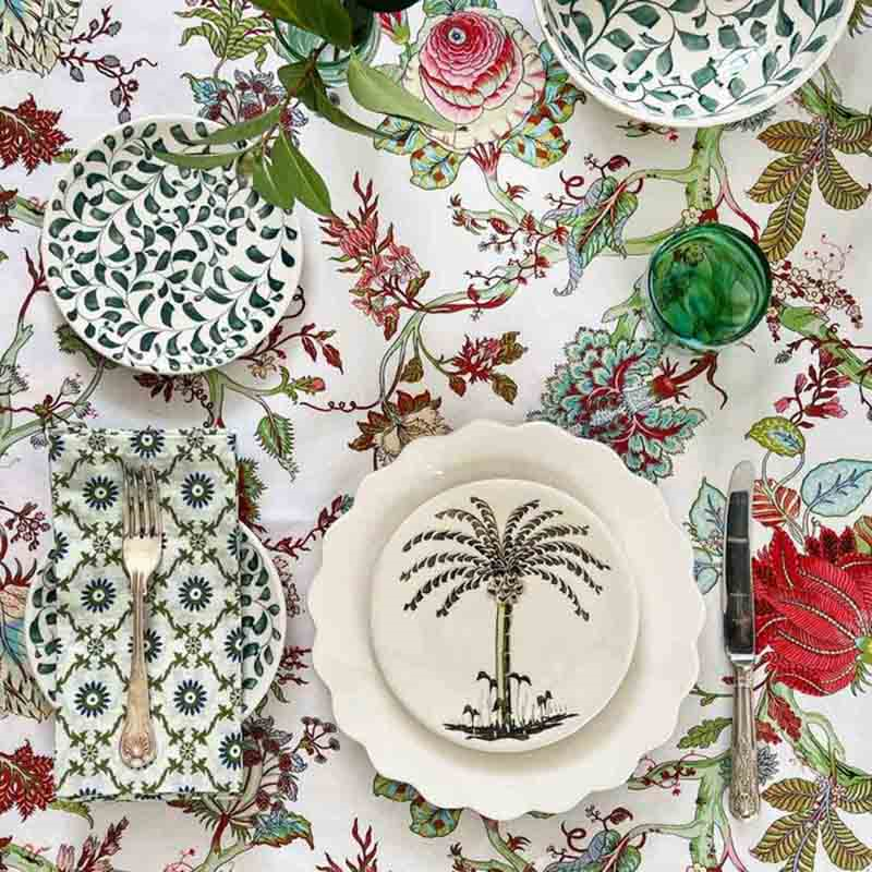 Palm Side Plate, D19cm, Multi-2