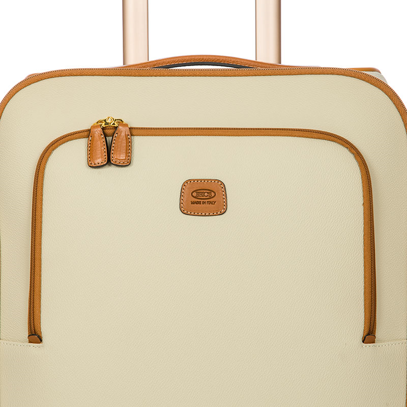 Firenze Carry-on Suitcase, H55 x L40 x W23cm, Cream-7