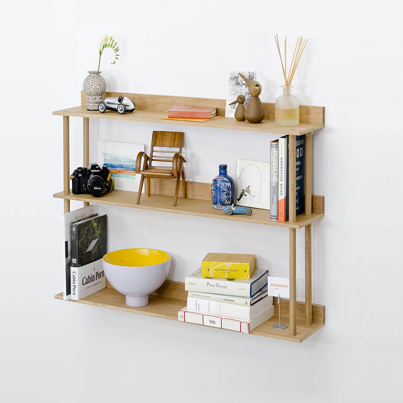 Platform 3 Shelf, H64 x W100cm, Oak-5