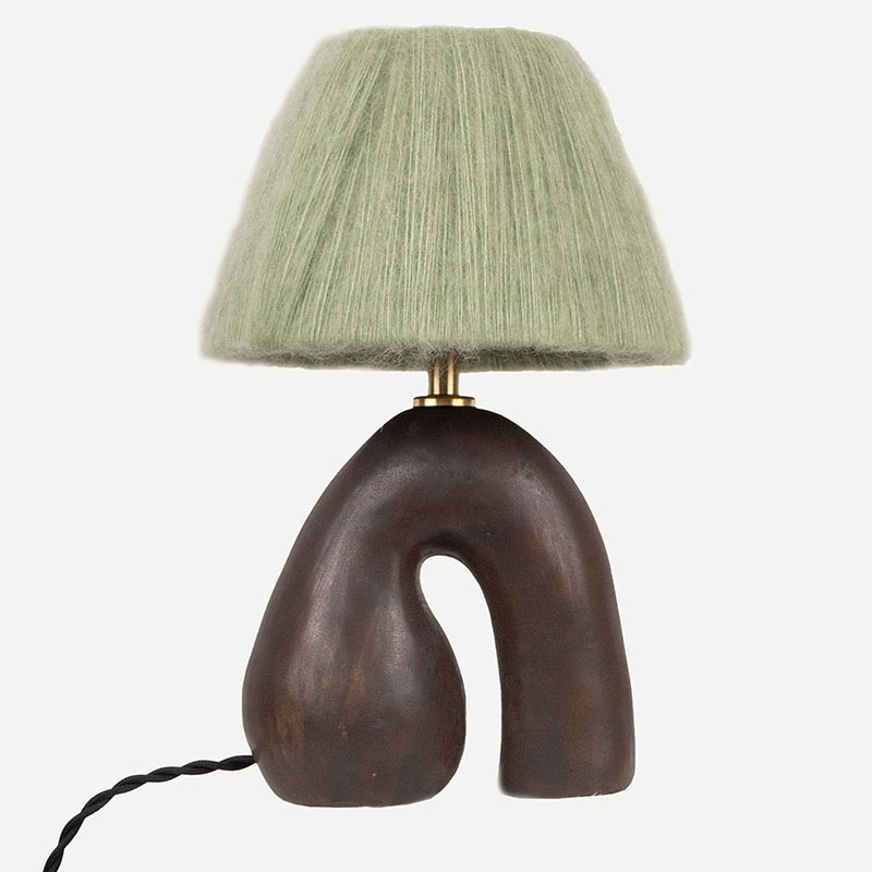 Hannah Simpson Studio 'Opposee' Table Lamp, 33cmx 20cmx 20cm, Satin Brown-0