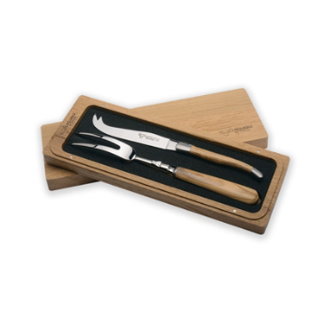 Laguiole 2-piece Cheese Set, Wenge Handles-0