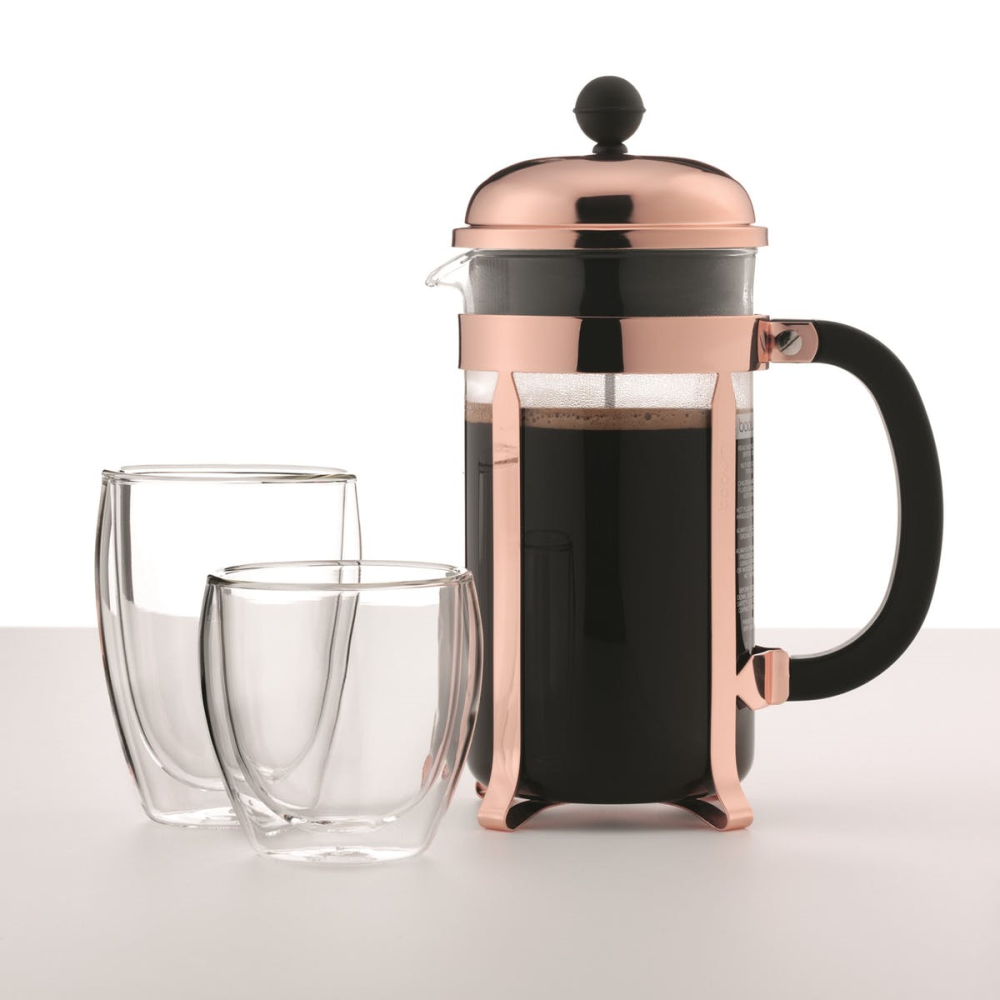 Chambord 8 cup coffee maker, 1 litre, Copper-3