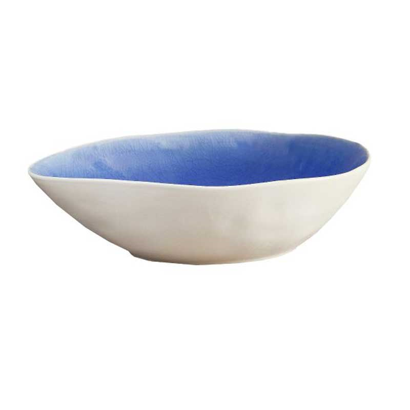 Vie Naturelle Soup/Cereal/Pasta Bowl, W20.2cm x D16.5cm, Blue-0