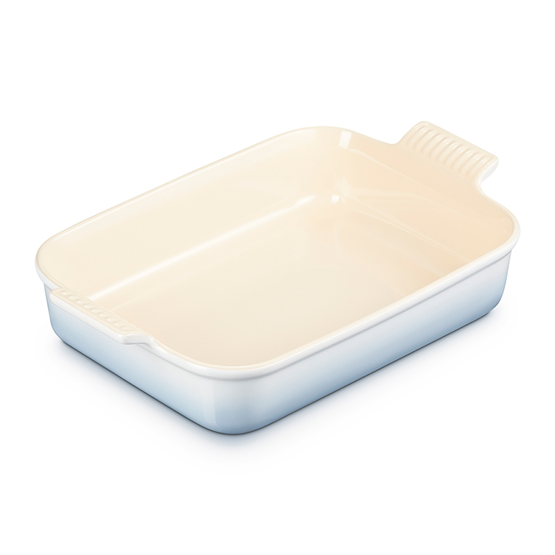 Stoneware Rectangular dish, 32 x 28cm - 3.85 litre, Coastal Blue-2