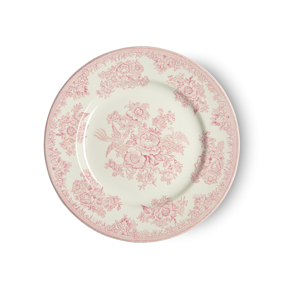 Asiatic Pheasants Plate, D17.5cm, Pink-0