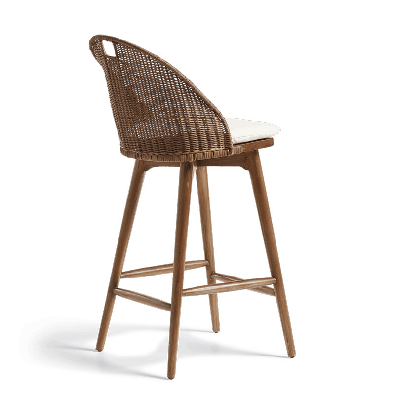 Panela Bar Stool, Chestnut-4