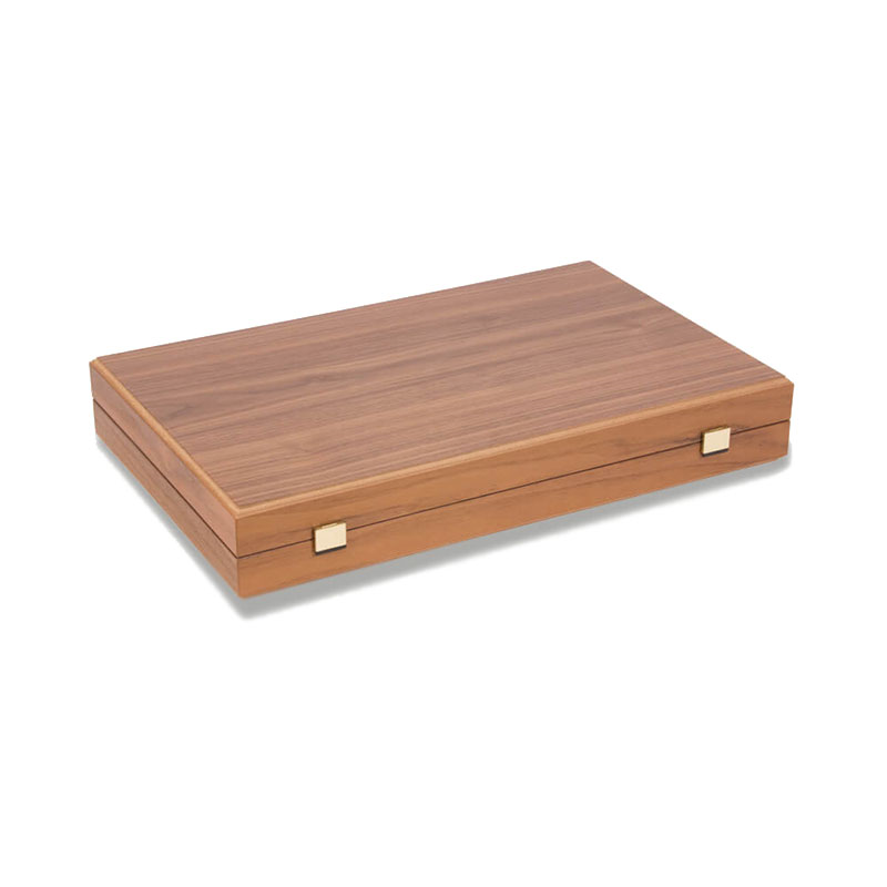 Uber Walnut Backgammon Set, Red-3